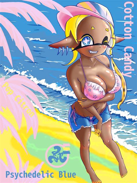 Rule 34 2023 Arm Holding Beach Big Breasts Black Eyelashes Blue Eyes Blue Pseudo Hair Breasts