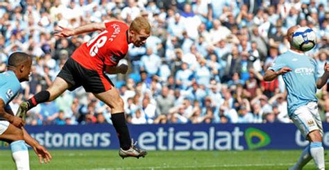 Paul Scholes Goal Vs Manchester City 17th April 2010 Vidéo Dailymotion