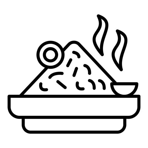 Nasi Goreng Icon Style 21266017 Vector Art at Vecteezy