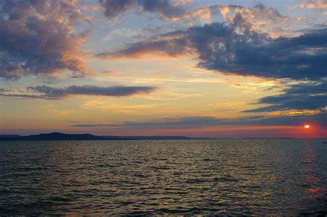 Lake Balaton Sunrise Colors - Free photo on Pixabay