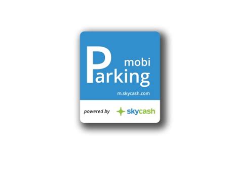 Naklejka Mobiparking Skycash Sky Cash Mobi Parking Cena Opinie