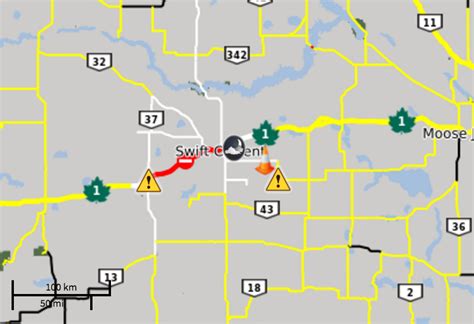 Highway 1 Closed Between Swift Current And Gull Lake The Southwest