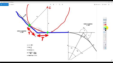 Trazado De Alineamiento Horizontal Y Curvas Circulares Simples En