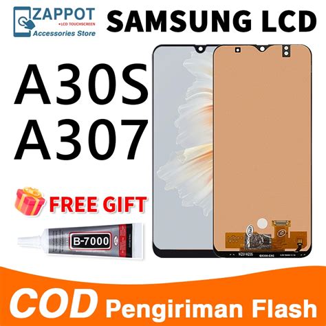 Jual ORI LCD Samsung Galaxy A30S A307 Original Fullset COMPLETE