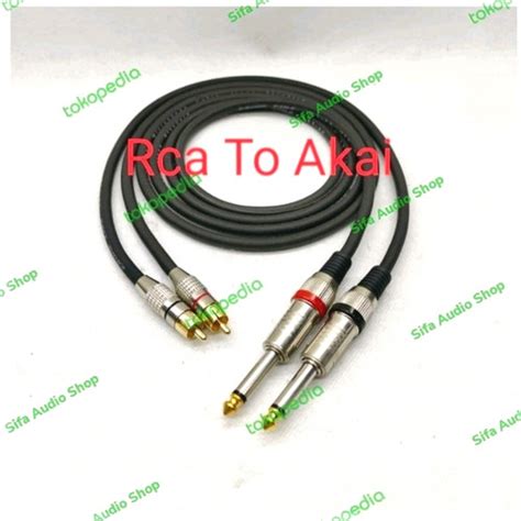 Jual Kabel Audio Pasang Jack Akai Mm Male To Rca Male Meter