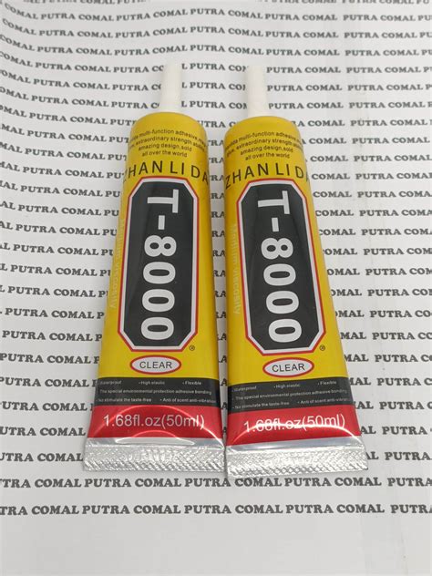 LEM T 8000 50ML PUTIH BENING LEM PEREKAT LCD TOUCHSCREEN ZHANLIDA T8000