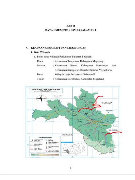 Peta Kecamatan Borobudur