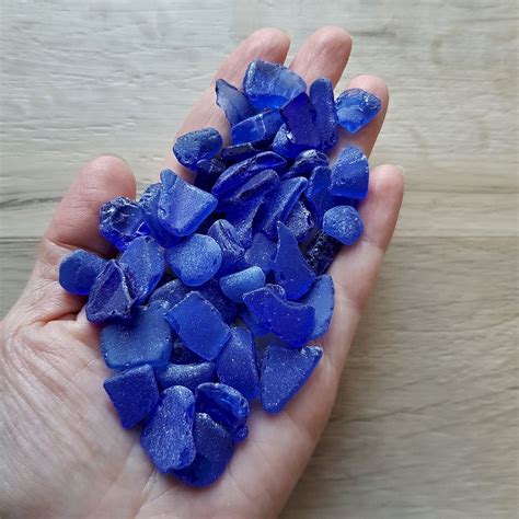 Tiny Cobalt Blue Sea Glass Japan Sea Glass Inspire Uplift