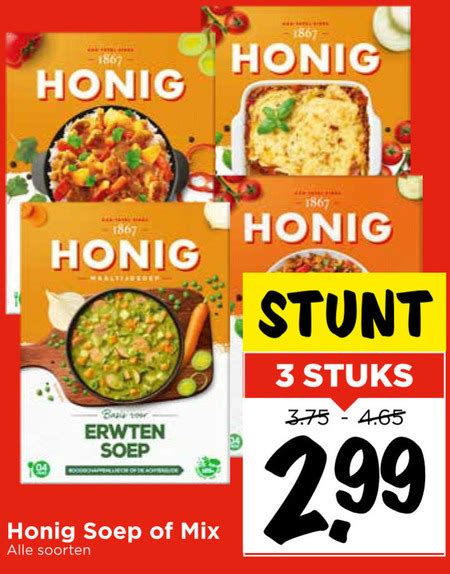 Honig Maaltijdmix Soep Folder Aanbieding Bij Vomar Details