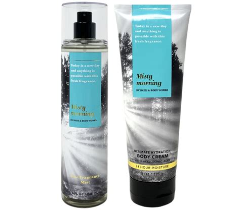 Bath And Body Works Misty Morning Duo Gift Set Set Includes Fine