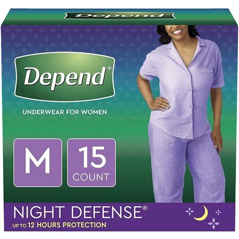 Incontinence Underwear | Depends Night Defense Disposable Underwear for Women – MyLiberty.Life