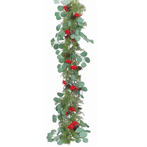 Bcmmklpp 575ft Christmas Artificial Cedar Rattan Seasonal Artificial