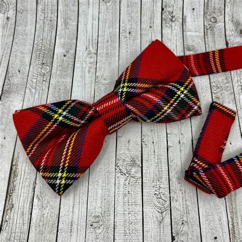 Tartan Bow Tie Etsy