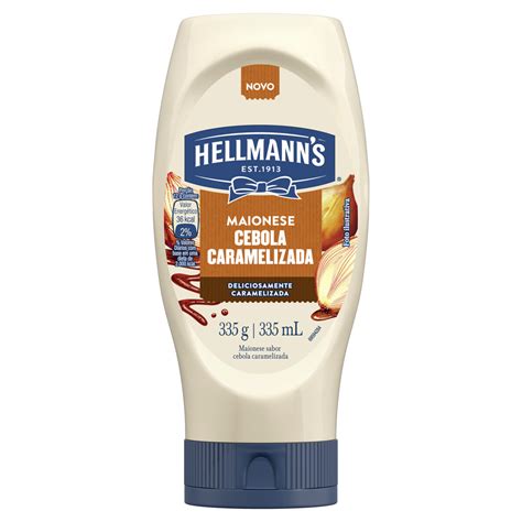 Maionese Hellmanns 335g Cebola Caramel é aqui na Barcelos