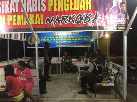 Pers Patroli R Menyambangi Pos Tim Sus Polres Asahan Situasi Aman Dan