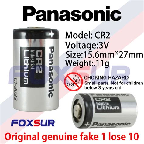 Panasonic Industrial Lithium Batteries CR2 Set Of 2 Shopee Philippines