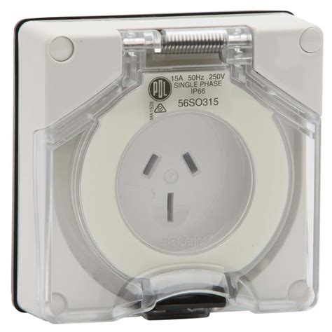 Pdl Socket Outlet 3 Pin 15a 250v Scott Electrical