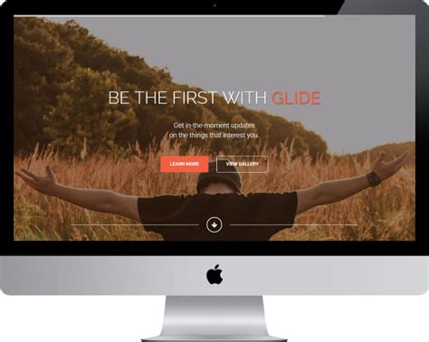 Glide Multi Purpose One Page Bootstrap Template