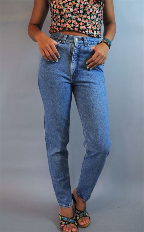 S Vintage High Waist Jeans Stone Wash Levis Series Etsy