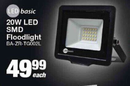 Led Basic W Led Smd Floodlight Offer At Mica