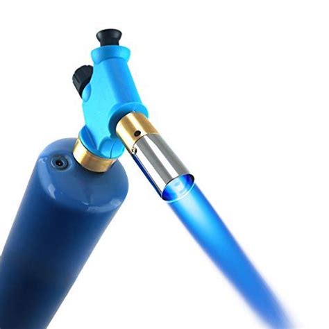 Bluefire Handy Cyclone Propane Torch Head Nozzle Trigger Start Push Button Piezo Ignition Turbo