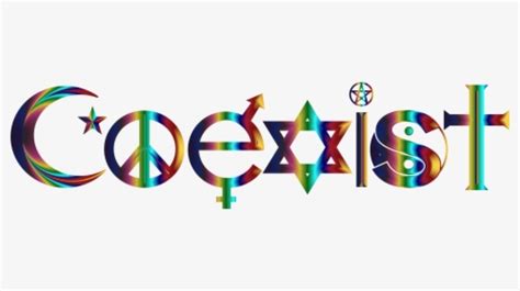 Coexist Tattoo Transparent 1080p - Transparent Coexist Symbol Png, Png ...