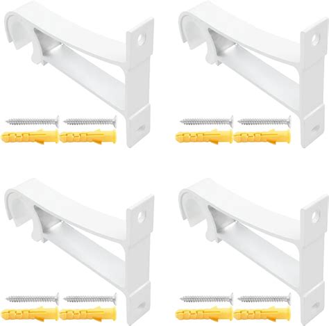 Amazon Jiozermi Packs Curtain Rod Brackets Heavy Duty Rod