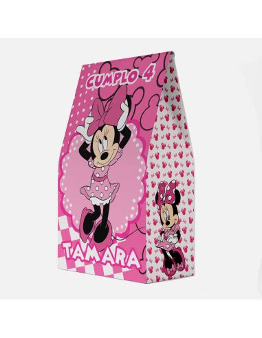 Bolsitas Imprimible Minnie Rosa