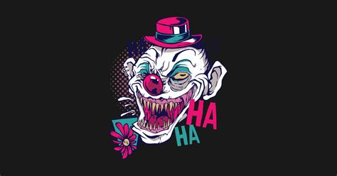 Creepy Horror Clown Halloween T Shirt Teepublic