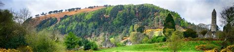 Catholic Monastery Ruins, Glendalough, Ireland Stock Photo - Image of ...