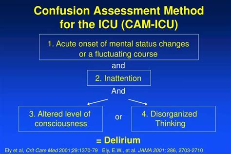 Ppt Confusion Assessment Method For The Icu Cam Icu Powerpoint Presentation Id 4567554