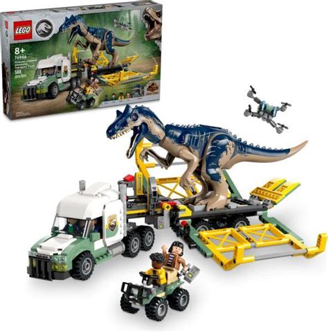 Vásárlás LEGO Jurassic World Dinóküldetések Allosaurust szállító