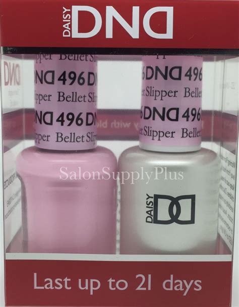 496 DND Duo Gel Ballet Slipper Dnd Gel Polish Ballet Slippers