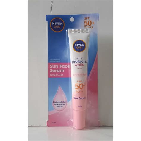 Jual Nivea Sun Protect And White Sun Face Serum Instant Aura Spf 50 Pa