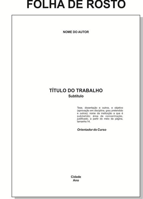 Como Fazer Um Trabalho Capa E Contra Capa Trabalhador Esfor Ado