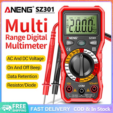 Fast Delivery Aneng Sz Counts Digital Multimeter Ac Dc Votage