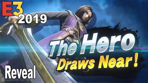 Super Smash Bros Ultimate The Hero Reveal Trailer E3 2019 HD 1080P