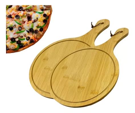 X Tabla Madera Tablas Picoteo Plato Madera Tabla Pizza Cm Cuotas