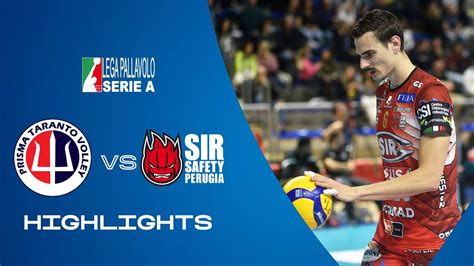 Taranto Vs Perugia Highlights Superlega A Giornata Youtube