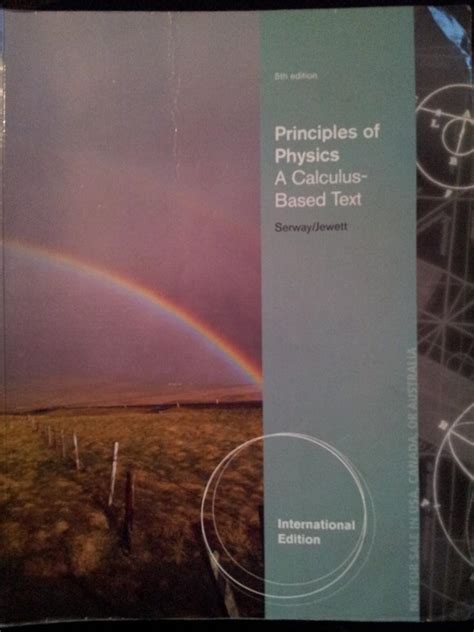 Principles Of Physics A Calculus Based Text Amazon Co Uk Serway