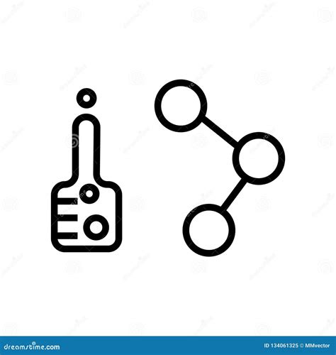 Chemical Formula Icon Vector Isolated On White Background Chemical