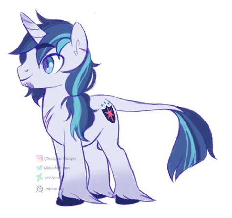 MLP FIM Redesign - Shining Armor by umichanart on DeviantArt