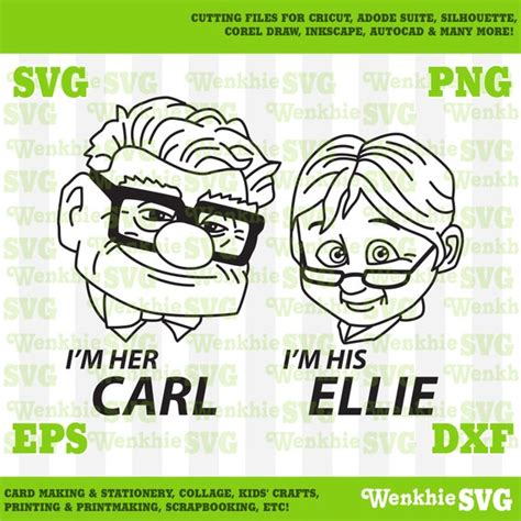 My Carl And Ellie Cutting File Printable SVG File For Cricut Etsy Finland