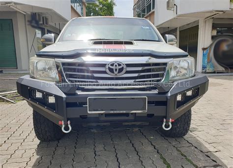 HEAVY DUTY FRONT BULLBAR WINCH BUMPER TOYOTA HILUX VIGO 05 11