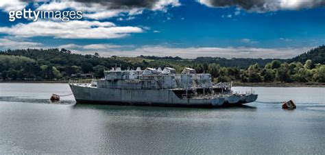 Ship Graveyard At The Atlantic Coast Of Finistere Village Landevennec