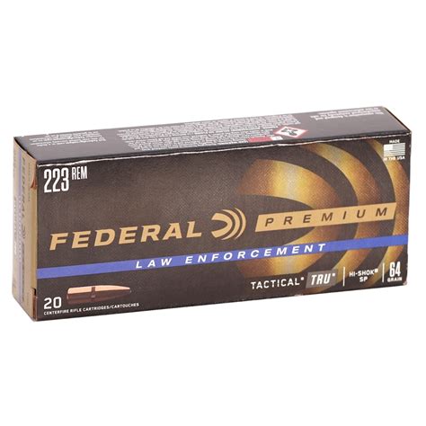 Federal Tactical Tru 223 Remington Ammo 64 Gr Sp Ammo Deals