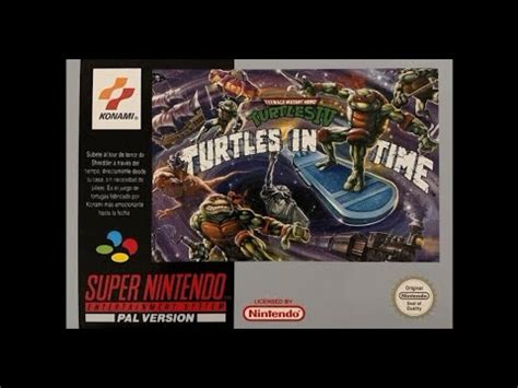 TMNT IV Turtles In Time Longplay SNES Completato Al 100 Super