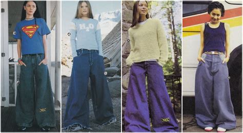 Wide Leg Jeans Of The 1990s Vintage News Daily