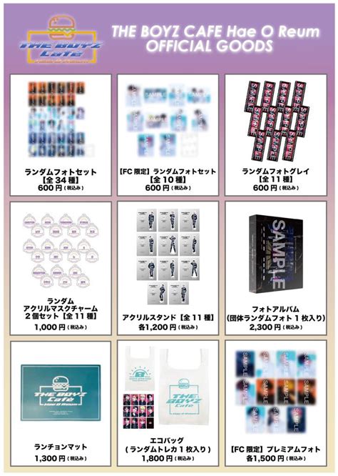 Preorder The Boyz Tbz Cafe Hae O Reum Official Goods Hobbies Toys