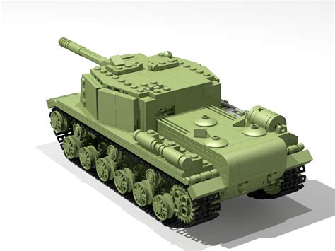 Танк СУ-152 из лего | Пикабу